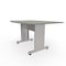 Linea Italia Boat Multipurpose Conference Table, 40" W, 60" L, 30" H, Wood Top, Ash ZUD118 - alternate 5